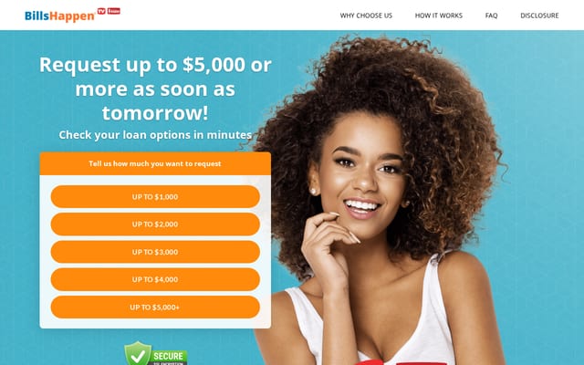 Screenshot of billshappen.com