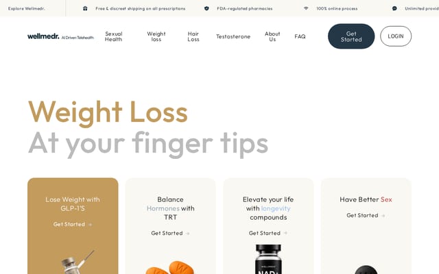 Screenshot of wellmedr.com