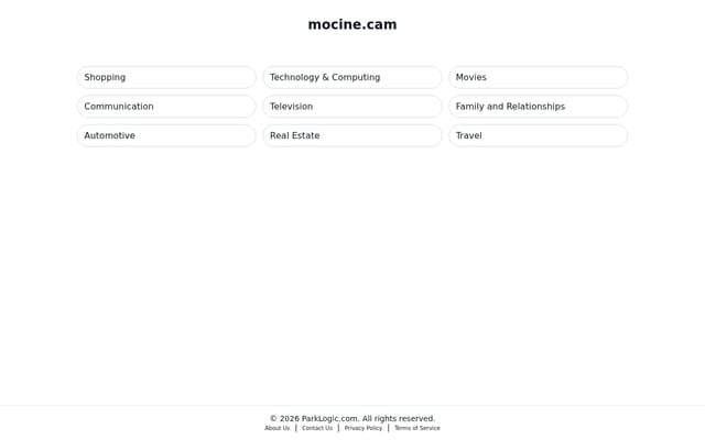 Screenshot of mocine.cam
