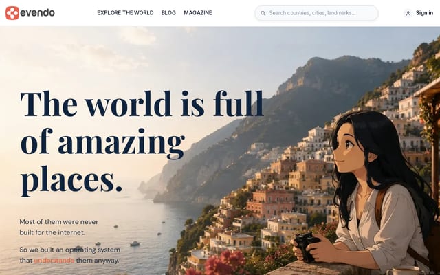 Screenshot of evendo.com