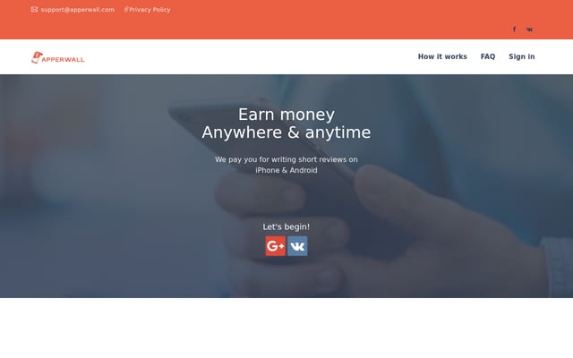 Screenshot of apperwall.com