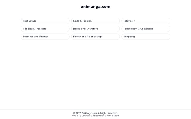 Screenshot of onimanga.com