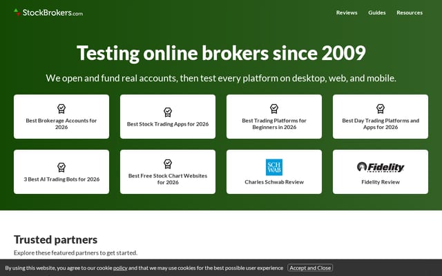 Screenshot of stockbrokers.com