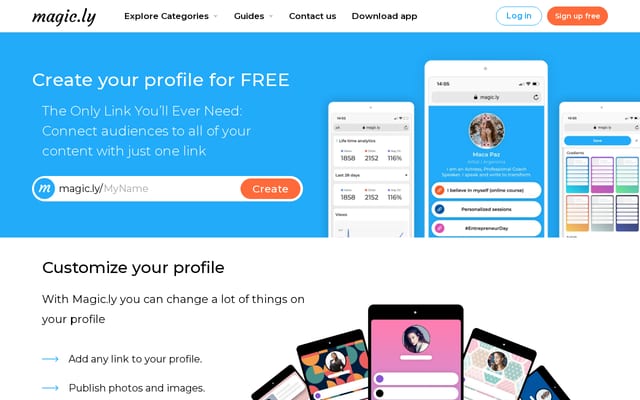 Screenshot of magic.ly