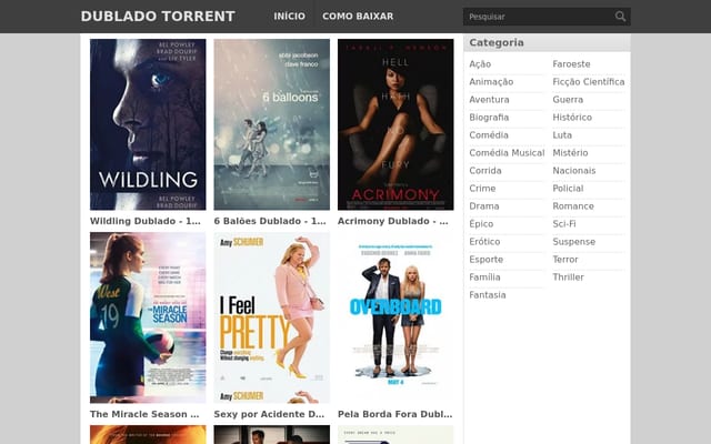 Screenshot of dubladotorrent.com
