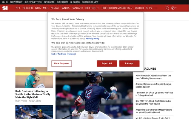 Screenshot of si.com