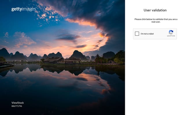 Screenshot of gettyimages.com