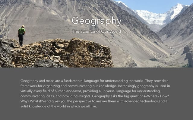 Screenshot of geography.com