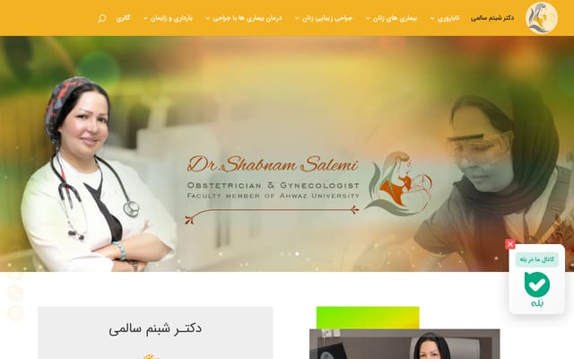 Screenshot of dr-salemi.com