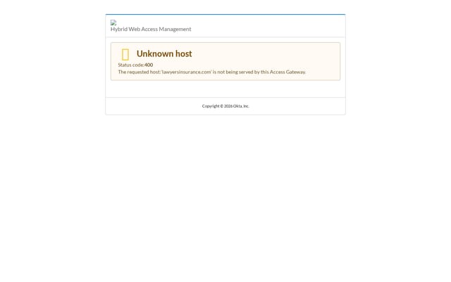 Screenshot of lawyersinsurance.com