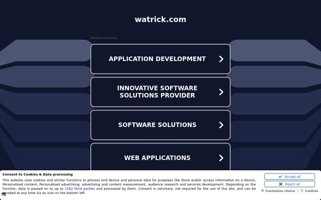 Screenshot of watrick.com