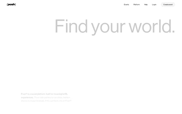 Screenshot of posh.vip