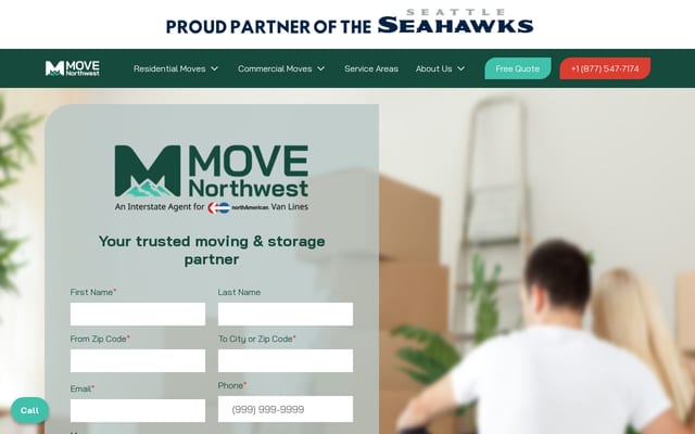 Screenshot of movenw.com