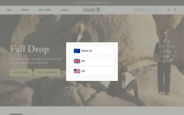 Screenshot of roark.com