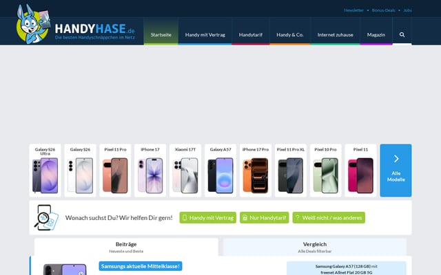 Screenshot of handyhase.de