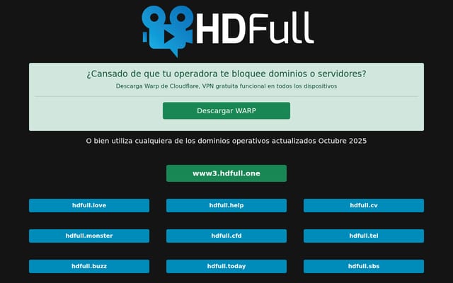 Screenshot of dominioshdfull.com