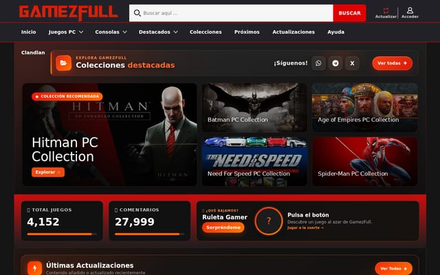 Screenshot of gamezfull.com