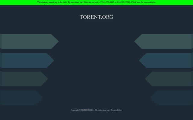 Screenshot of torent.org