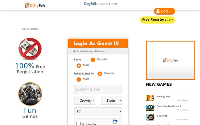 Screenshot of dixytalk.com