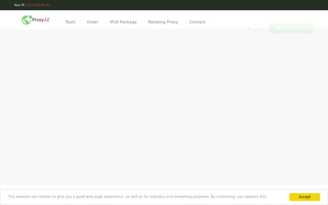Screenshot of proxyaz.com