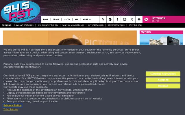 Screenshot of wpst.com