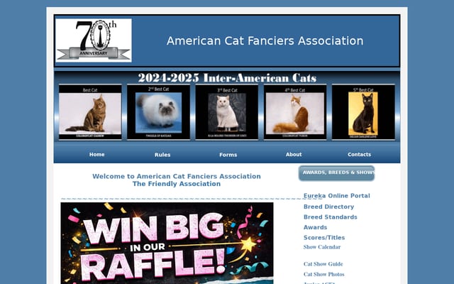 Screenshot of acfacat.com