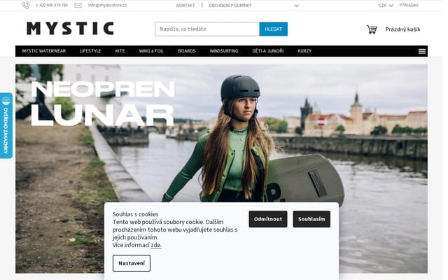 Screenshot of mysticstore.cz