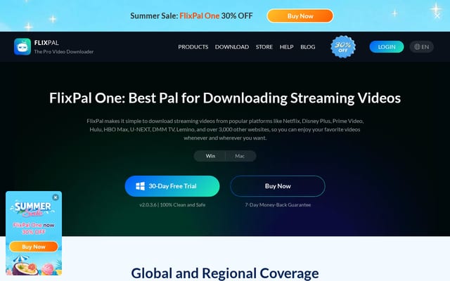 Screenshot of flixpal.org