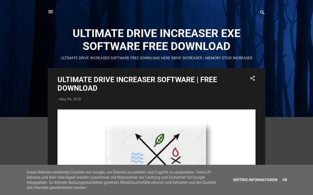 Screenshot of ultimate-drive-increaser-exe.blogspot.com