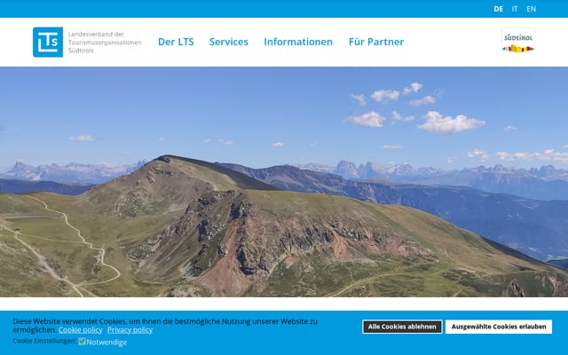 Screenshot of lts.it