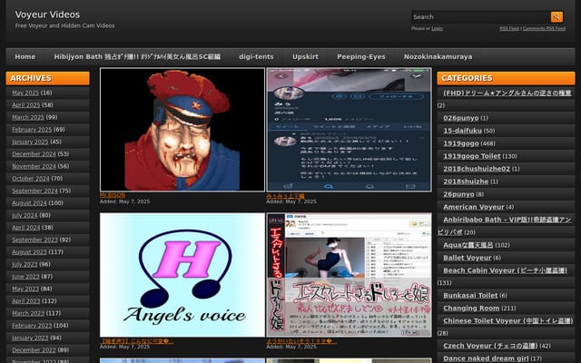 Screenshot of voyeurfor.me