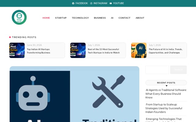 Screenshot of scoopearth.com