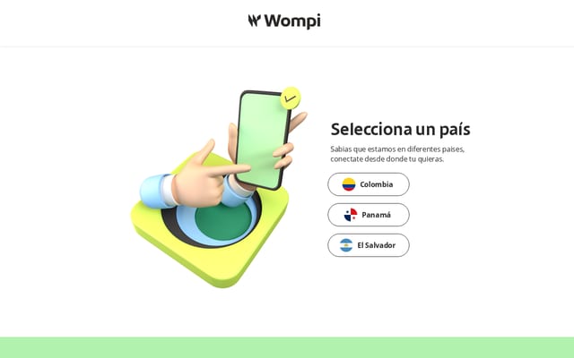 Screenshot of wompi.com