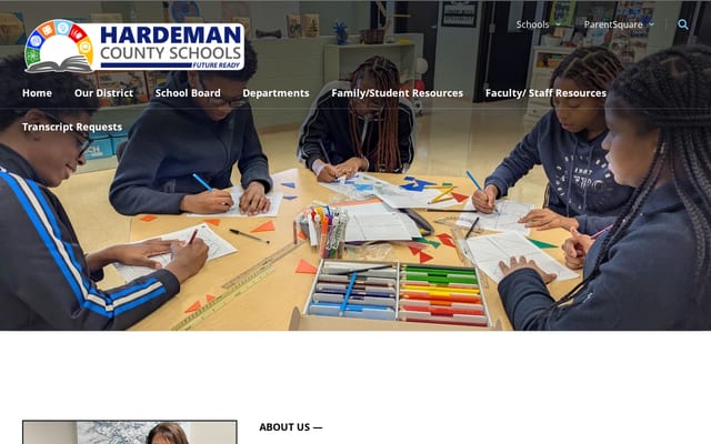Screenshot of hcsedu.org