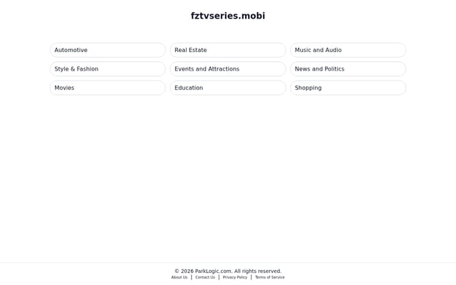 Screenshot of fztvseries.mobi