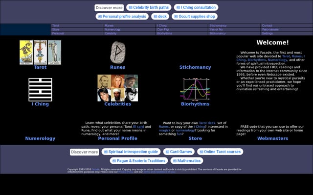 Screenshot of facade.com