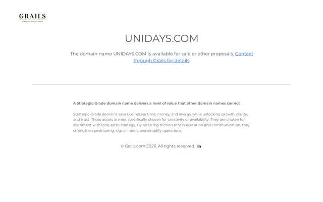 Screenshot of unidays.com
