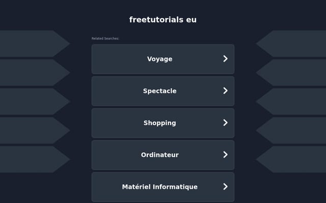 Screenshot of freetutorialseu.com