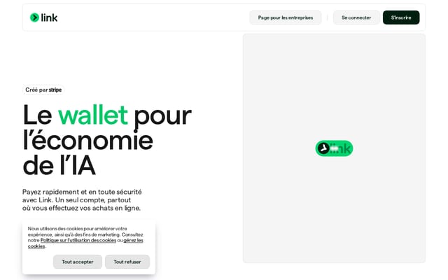 Screenshot of link.com