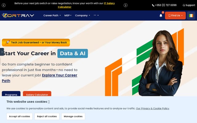 Screenshot of fortray.com