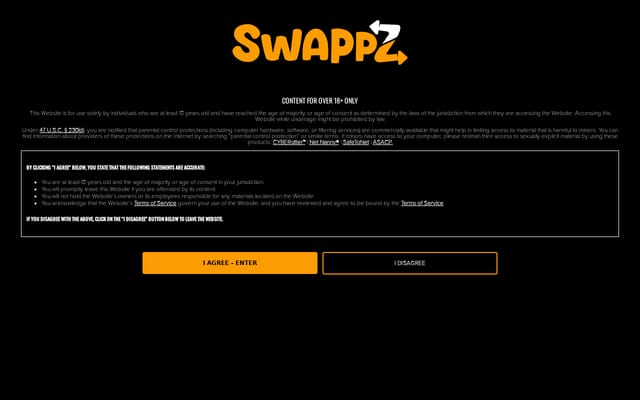 Screenshot of swappz.com