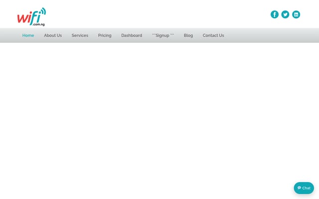 Screenshot of wifi.com.ng
