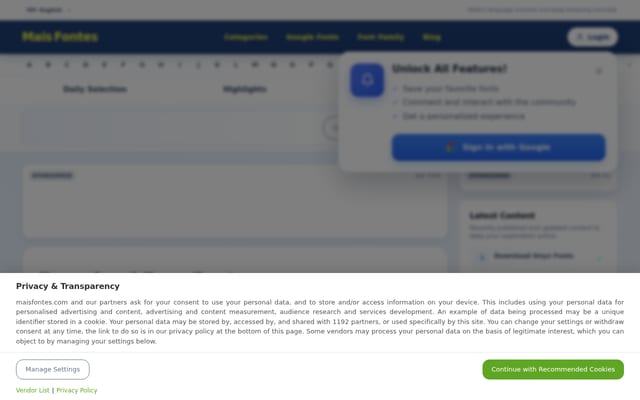 Screenshot of maisfontes.com