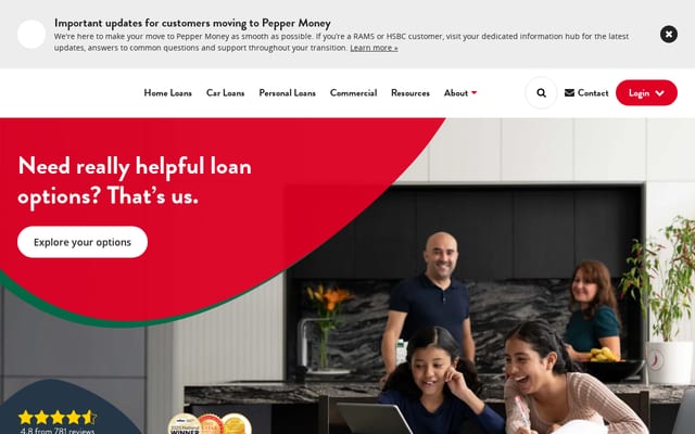 Screenshot of pepper.com.au