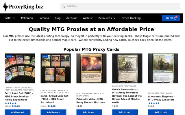 Screenshot of proxyking.biz