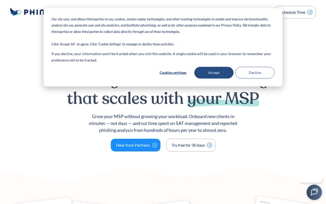Screenshot of phinsec.io