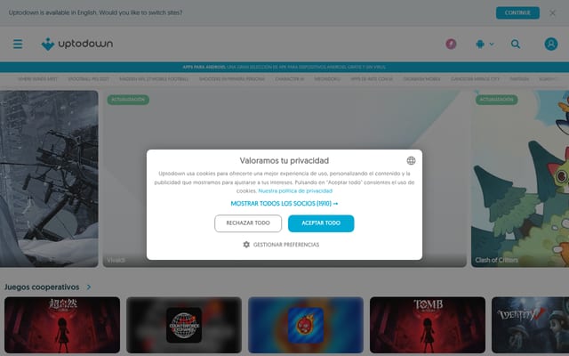 Screenshot of uptodown.com