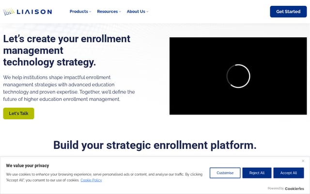 Screenshot of liaisonedu.com