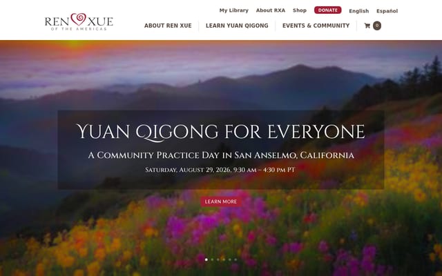 Screenshot of renxueamericas.org