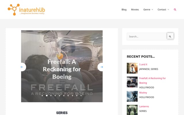 Screenshot of inaturehub.com